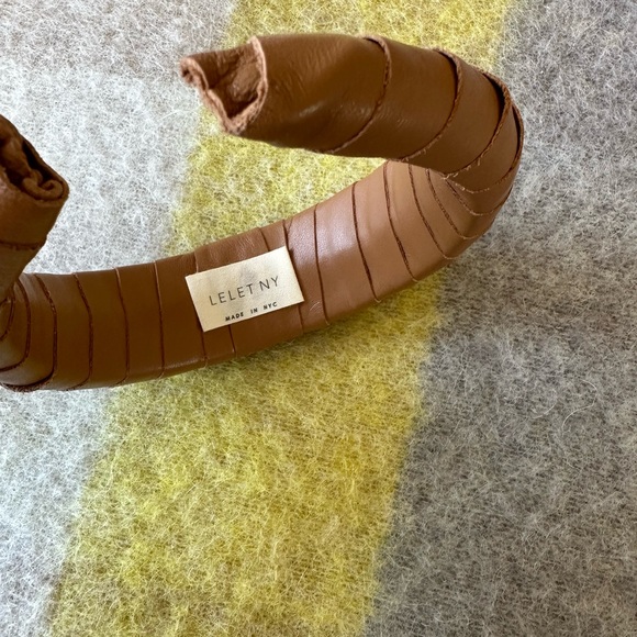 🥐 Lelet NY Croissant Leather Headband 🥐 - Picture 6 of 7